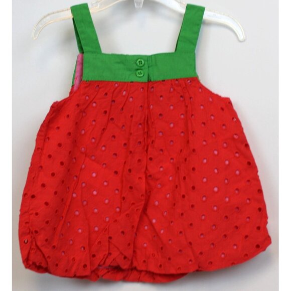 2013 Gymboree Strawberry Sweetheart 2 pc Outfit 3T Bubble Short Shorts Tank Top - Picture 5 of 11